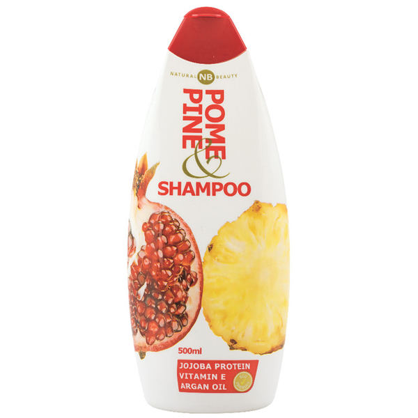 내츄럴 뷰티 샴푸 포머그라넷 and 파인애플 500ml, Natural Beauty Shampoo Pomegranate and Pineapple 500ml