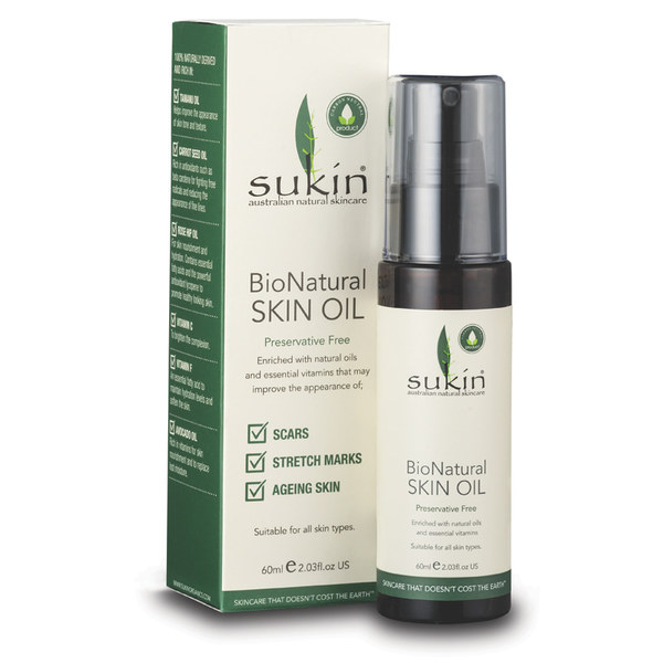 수킨 바이오네추럴 스킨 오일 60mL, Sukin BioNatural Skin Oil 60ml