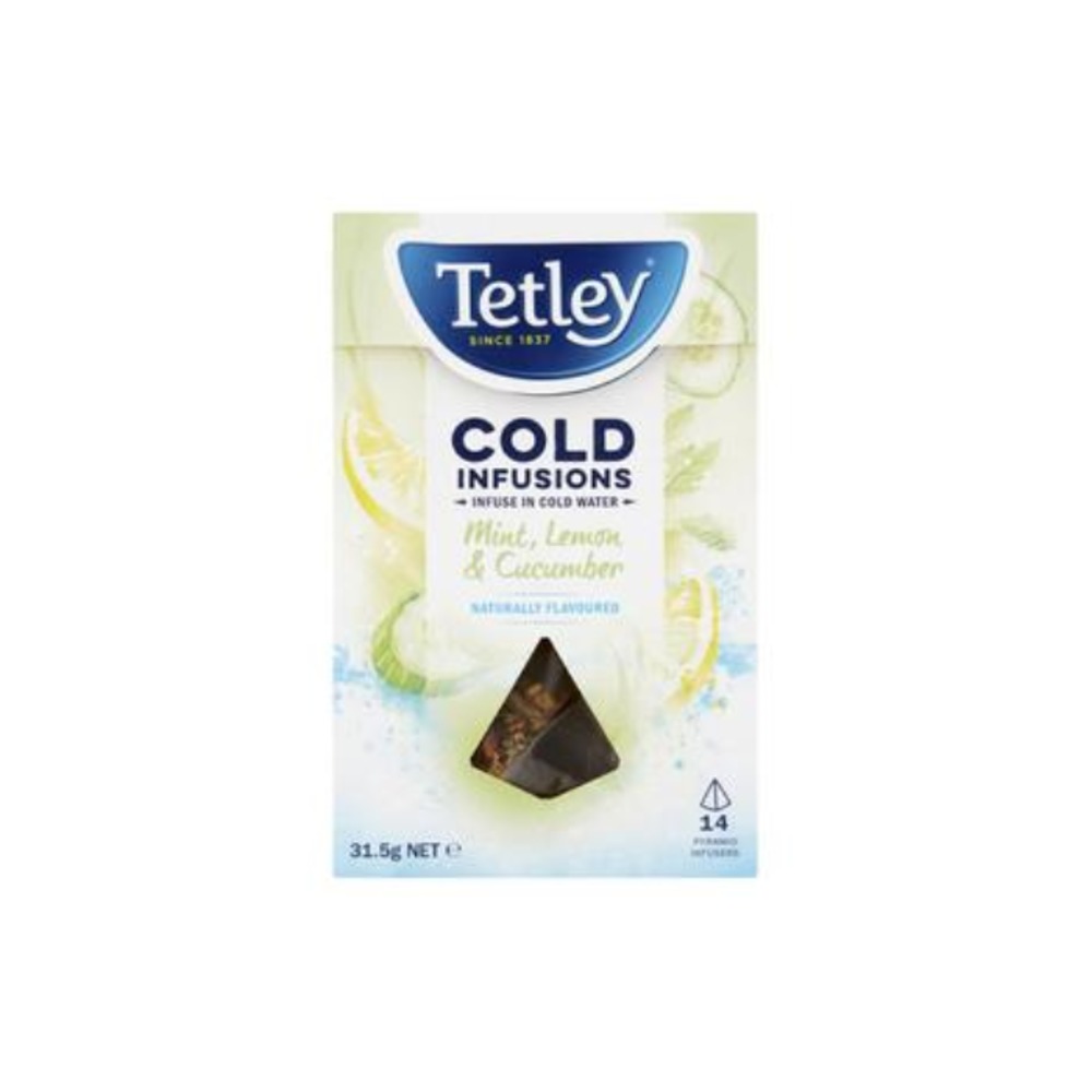 테트리 콜드 인퓨젼스 민트 레몬 &amp; 큐컴버 14 팩, Tetley Cold Infusions Mint Lemon &amp; Cucumber 14 pack