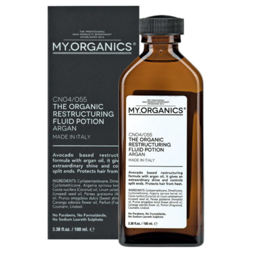 마이. 오가닉스 디 네츄럴 레스트럭쳐링 플루이드 포션 아르간 My. Organics The Organic Restructuring Fluid Potion 100ml