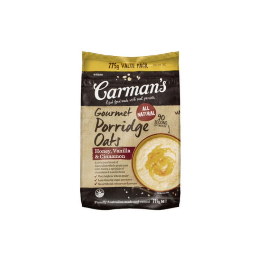 칼만스 포릿지 바닐라 &amp; 시나몬 775g, Carmans Porridge Vanilla &amp; Cinnamon 775g