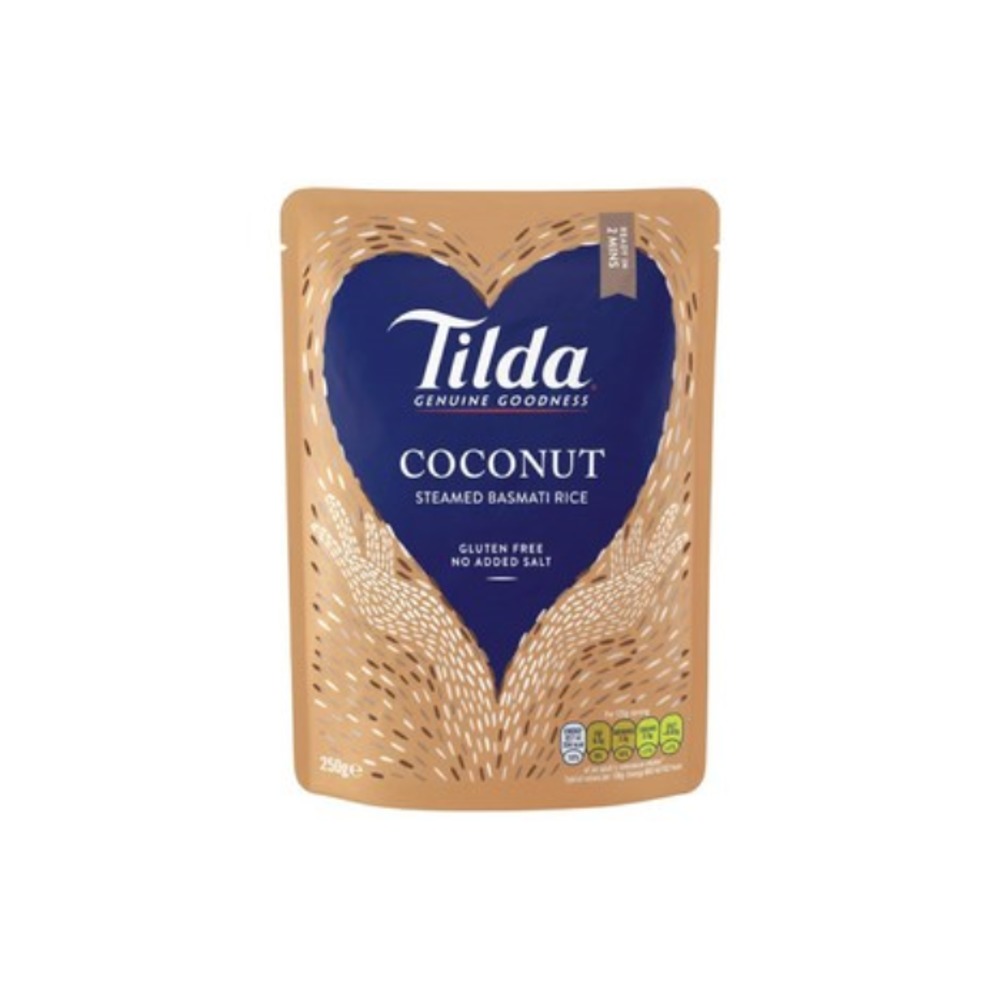 틸다 코코넛 스팀드 바스마티 라이드 250g, Tilda Coconut Steamed Basmati Rice 250g