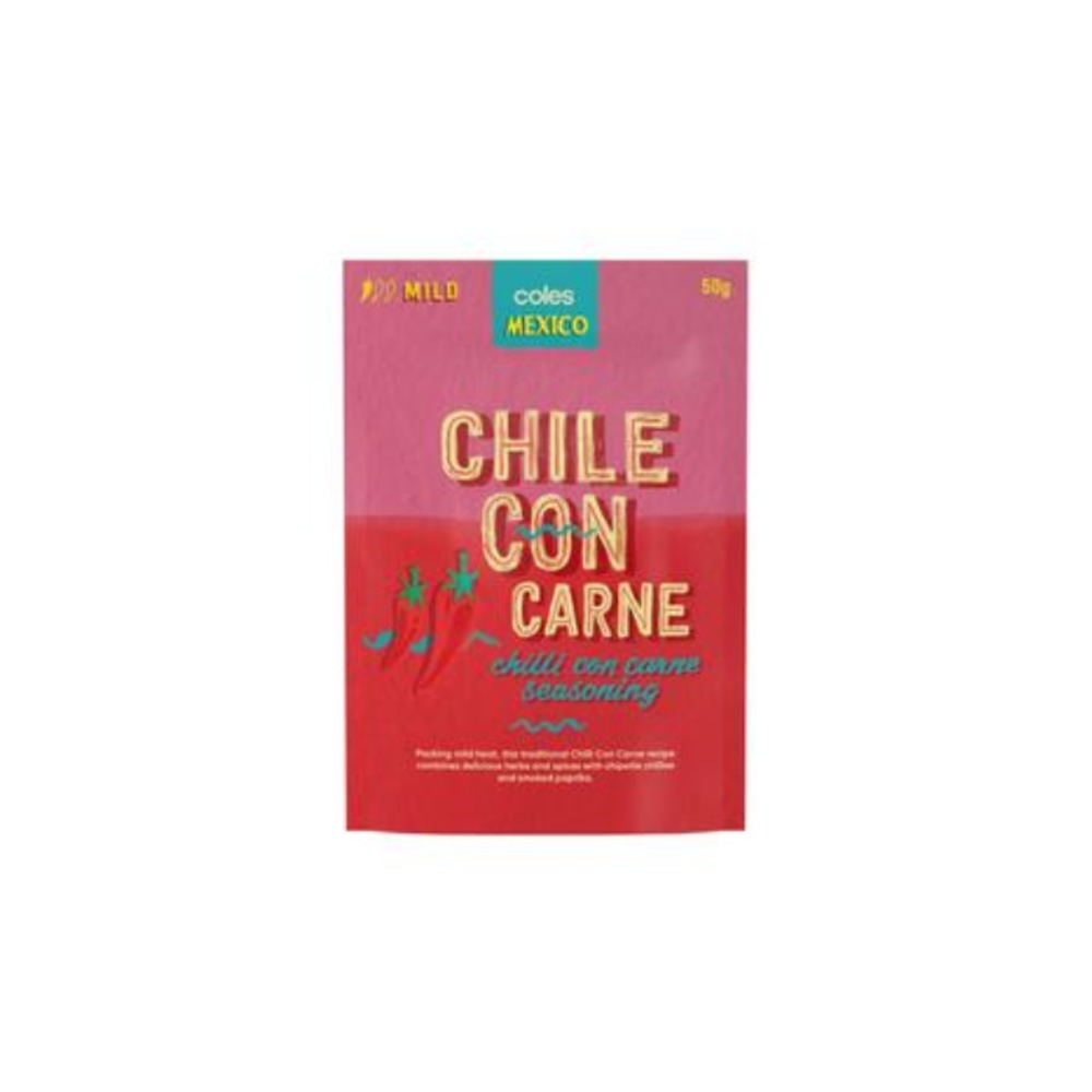 콜스 칠리 콘 칸 멕시코 시즈닝 50g, Coles Chilli Con Carne Mexico Seasoning 50g