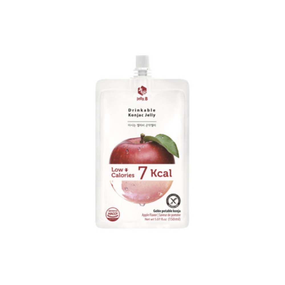 젤리 B 드링커블 코냑 젤리 애플 플레이버 150ml, Jelly B Drinkable Konjac Jelly Apple Flavour 150mL