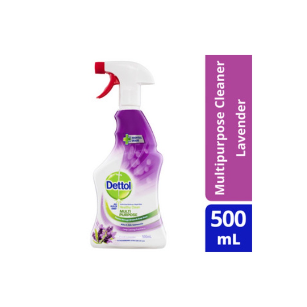 데톨 헬씨 클린 멀티퍼포스 클리너 트리거 스프레이 프레쉬 라벤더 500ml, Dettol Healthy Clean Multipurpose Cleaner Trigger Spray Fresh Lavender 500mL