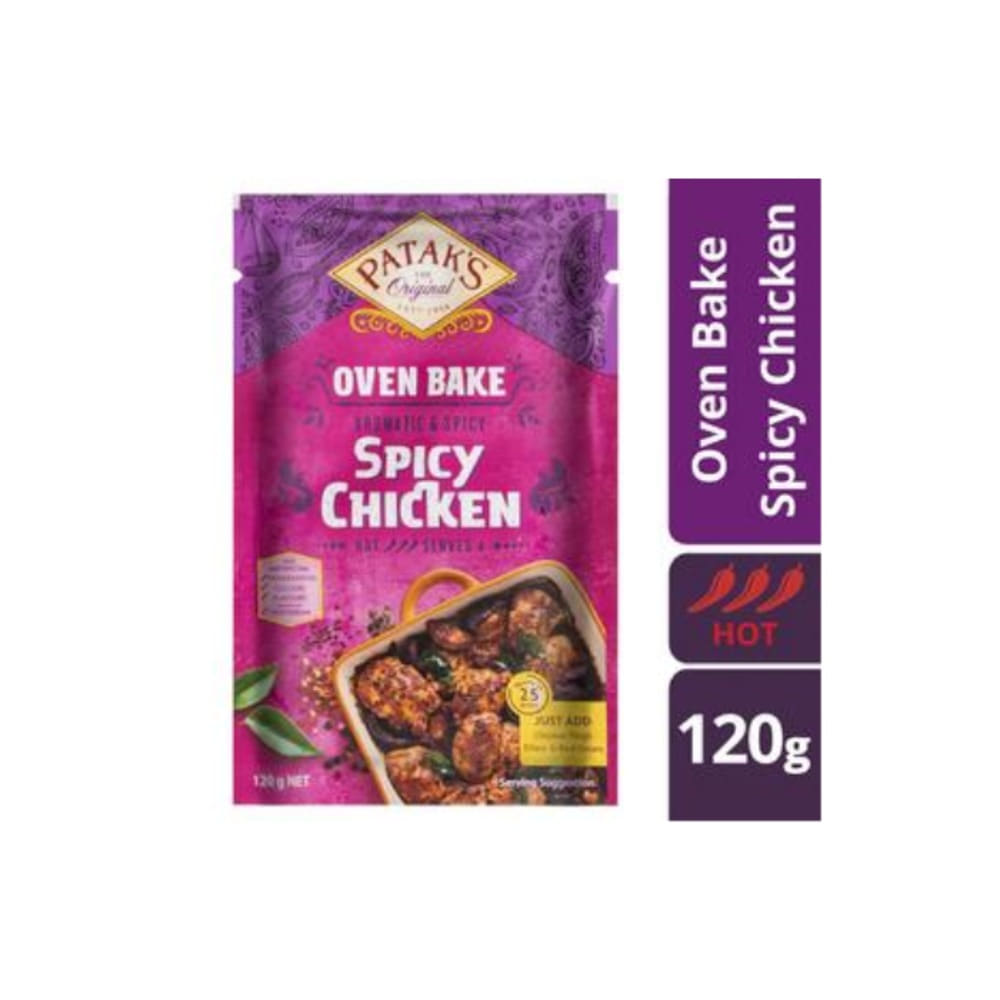 파탁스 스파이시 치킨 오븐 베이크 120g, Pataks Spicy Chicken Oven Bake 120g