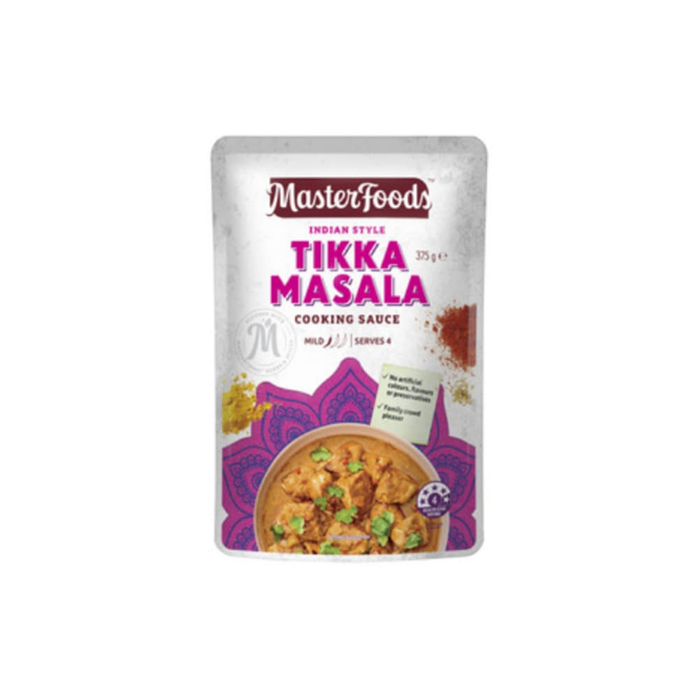 마스터푸드 티카 마사라 쿠킹 소스 375g, Masterfoods Tikka Masala Cooking Sauce 375g