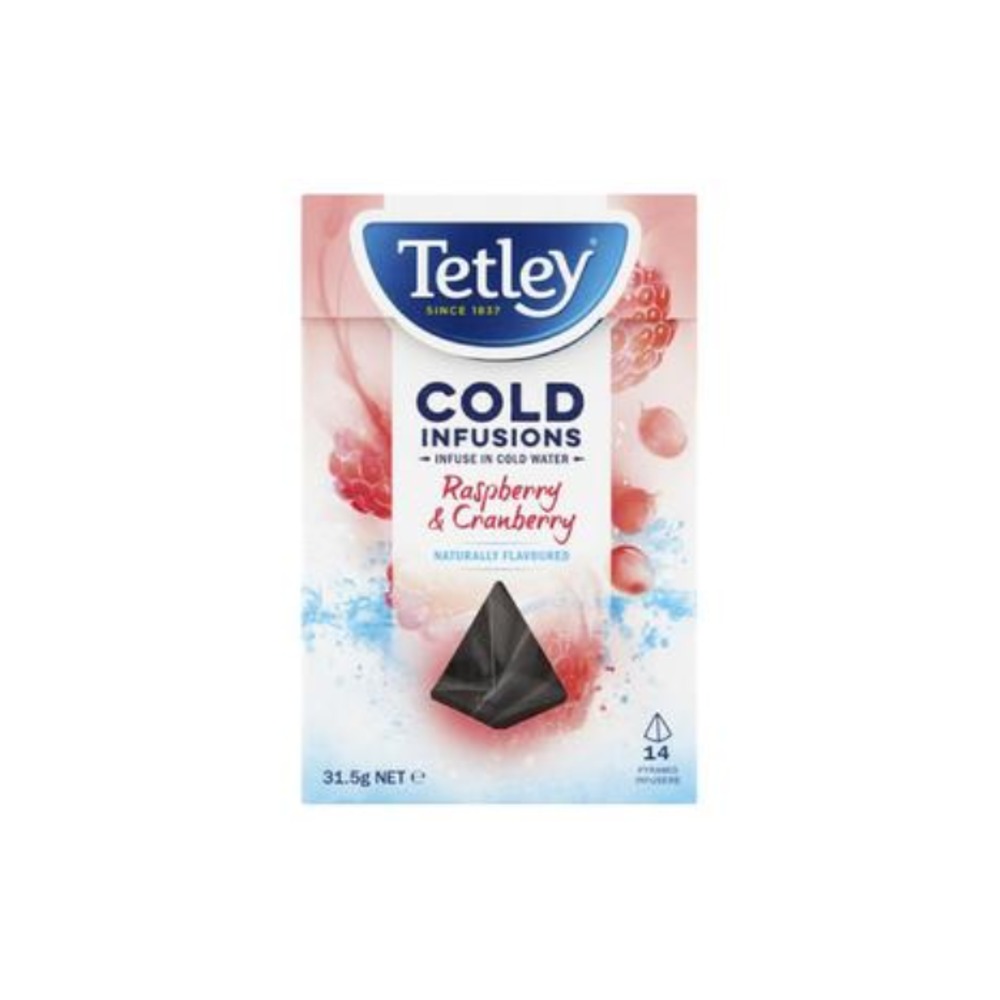 테트리 콜드 인퓨젼스 라즈베리 &amp; 크랜베리 14 팩, Tetley Cold Infusions Raspberry &amp; Cranberry 14 pack