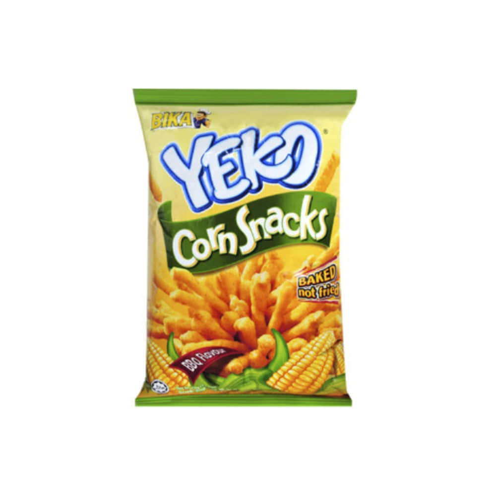 비카 얘코 BBQ 플레이버 콘 스낵 70g, Bika Yeko BBQ Flavour Corn Snacks 70g