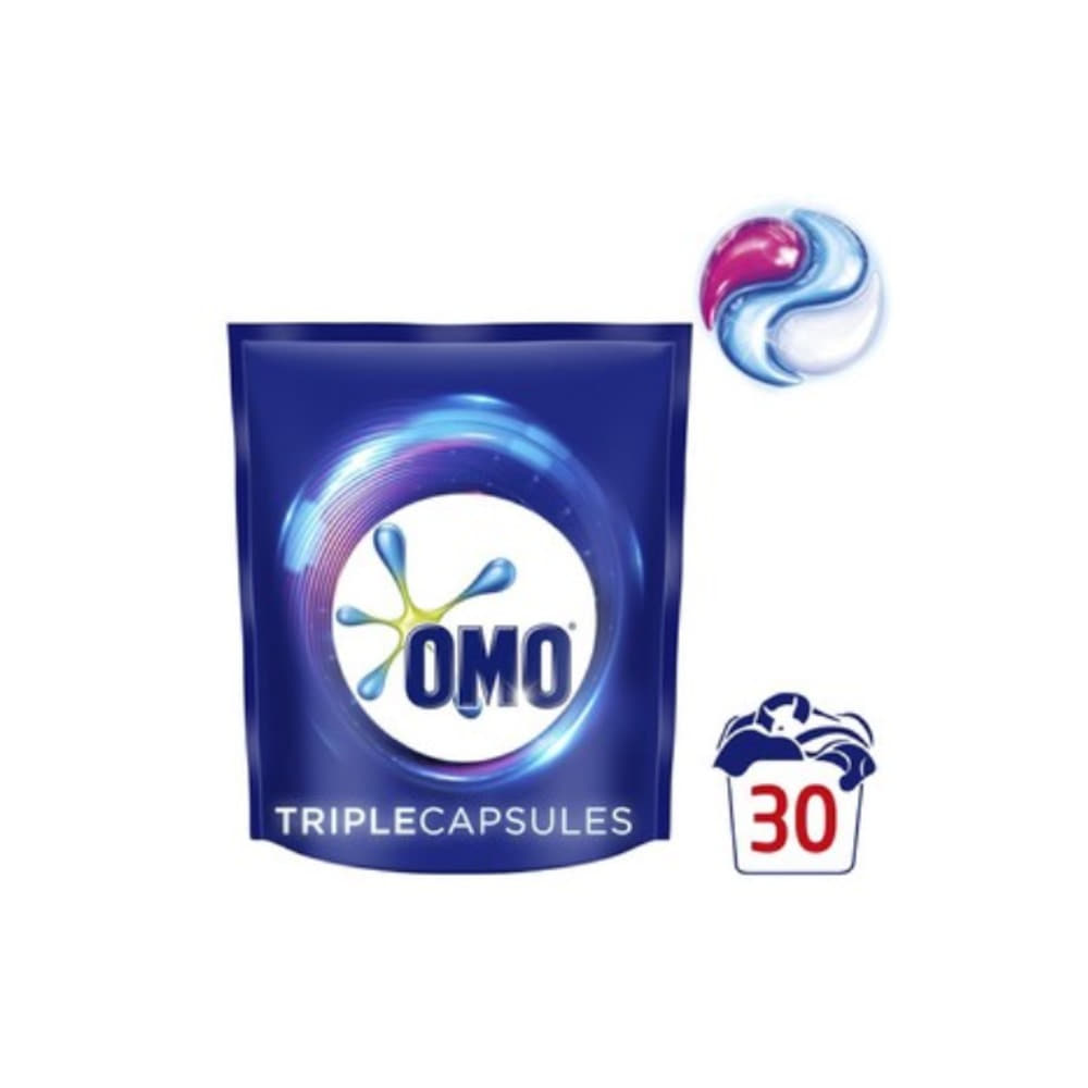 오모 론드리 리퀴드 트리플 캡슐 30 팩, OMO Laundry Liquid Triple Capsules 30 pack