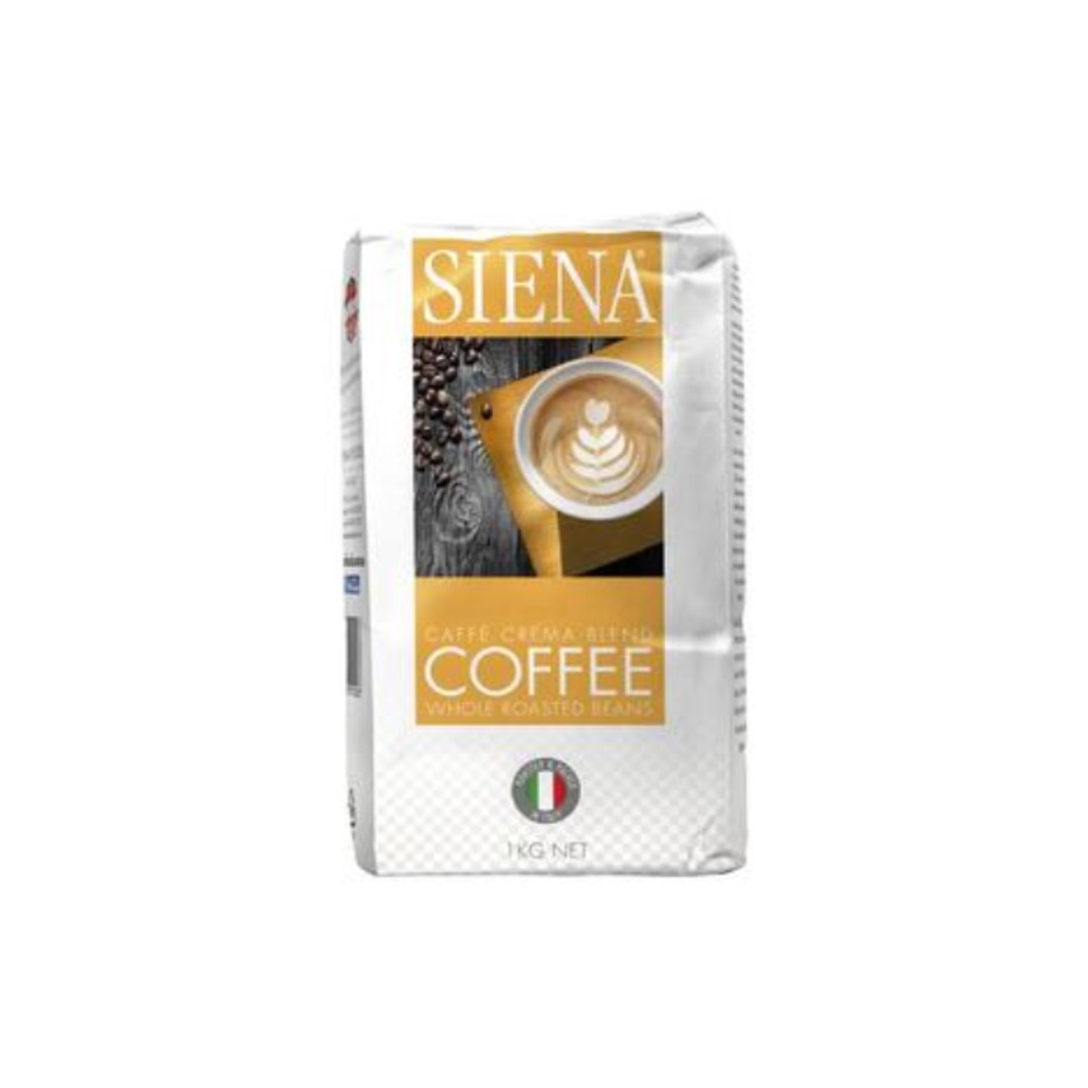 시에나 카페 크리마 홀 로스티드 커피 빈 1kg, Siena Cafe Crema Whole Roasted Coffee Beans 1kg