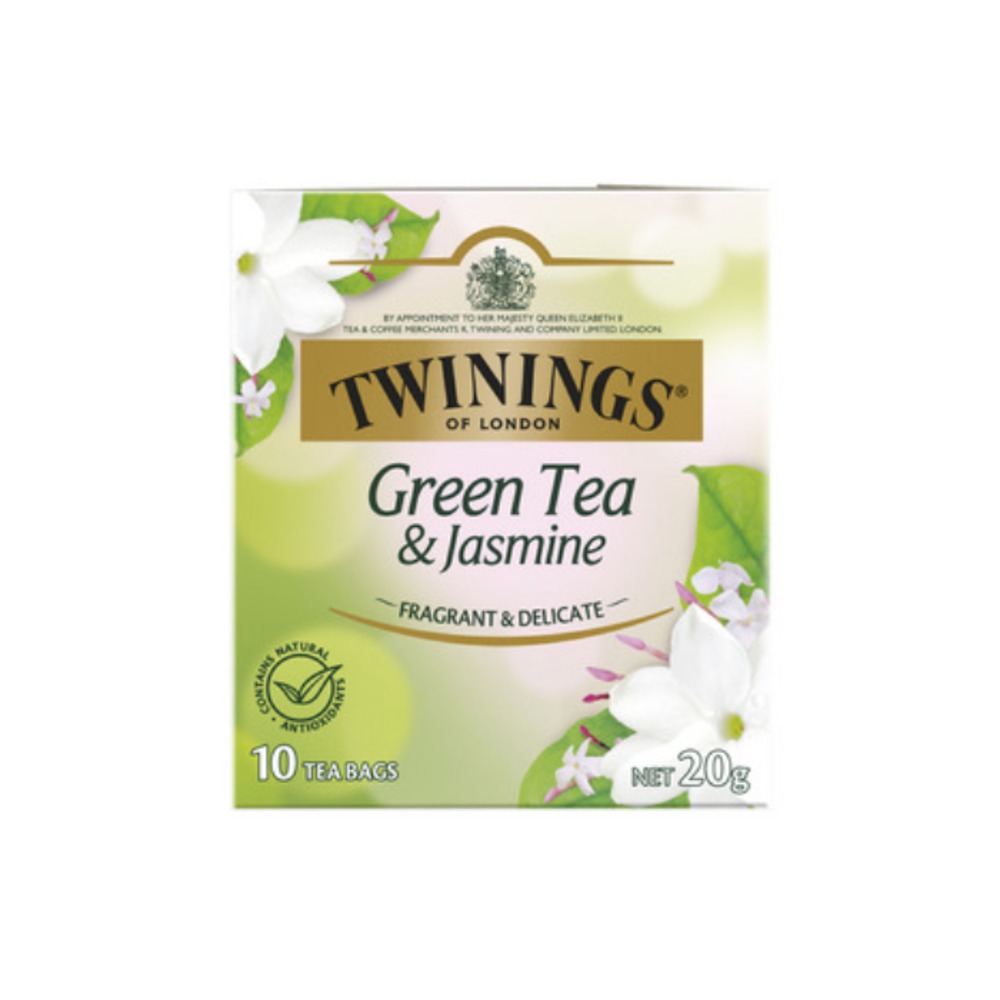트와이닝스 그린 티 &amp; 자스민 티 배그 10 팩, Twinings Green Tea &amp; Jasmine Tea Bags 10 pack