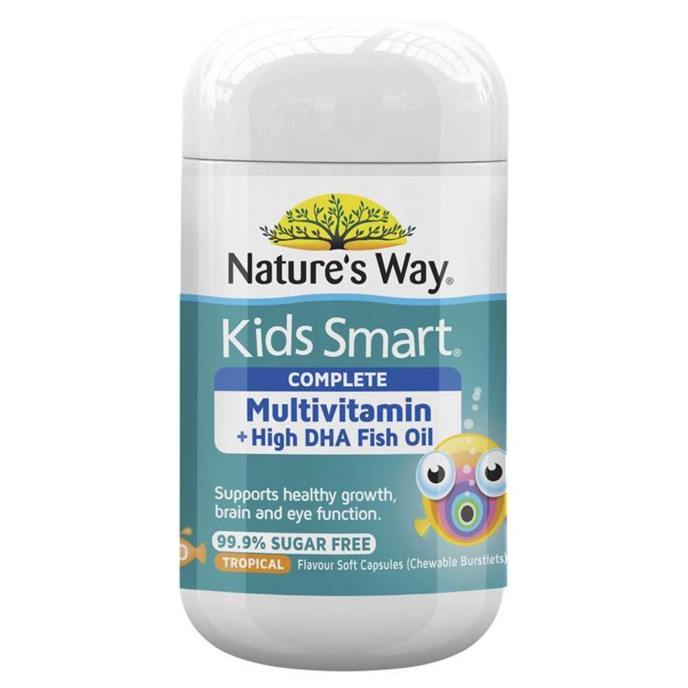네이쳐스웨이 키즈 스마트 컴플릿 멀티비타민 50 츄어블 정 Natures Way Kids Smart Complete Multivitamin 50 Chewable Capsules