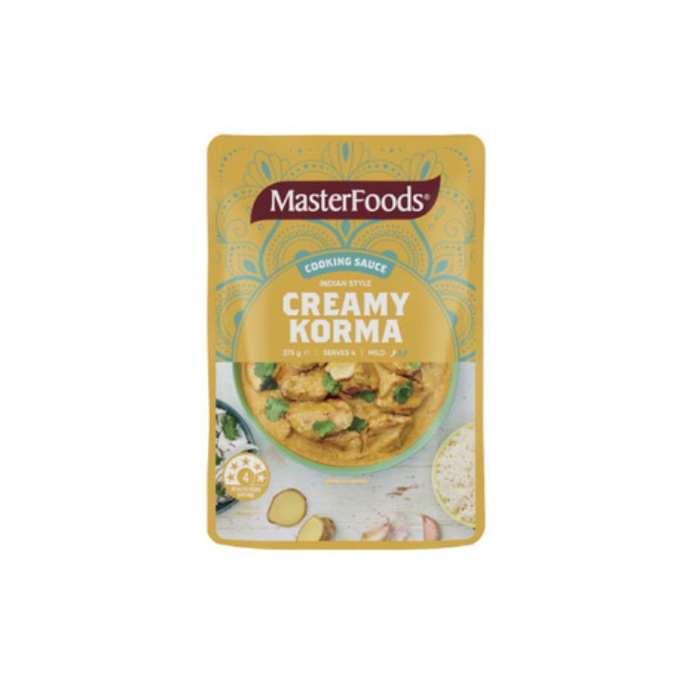 마스터푸드 크리미 코마 쿠킹 소스 375g, Masterfoods Creamy Korma Cooking Sauce 375g
