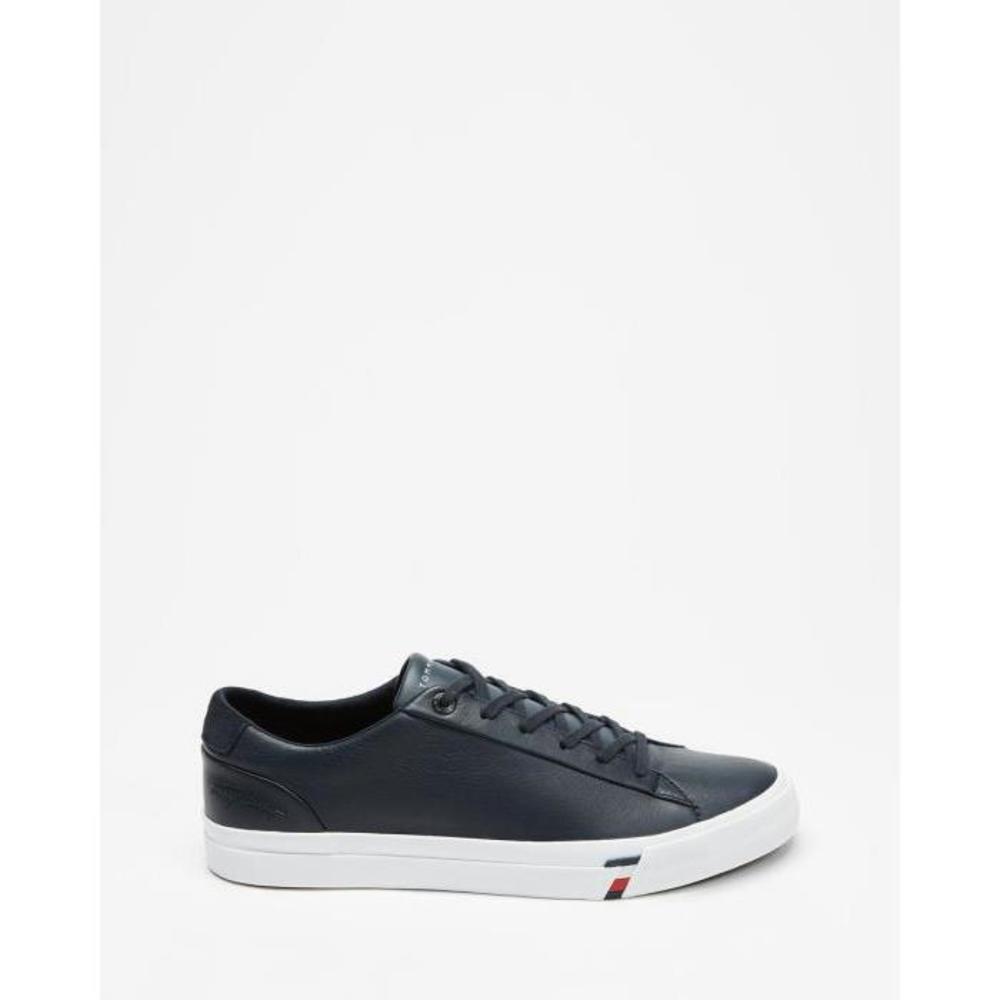 Tommy Hilfiger Corporate Leather Sneakers - Mens TO336SH96FUL
