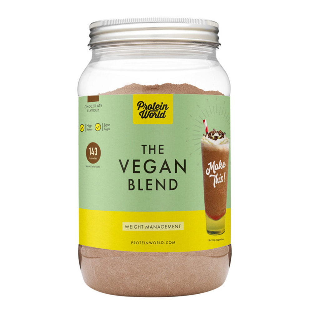 프로틴월드 비건 슬렌더 블렌드 초콜릿 800g Protein World Vegan Slender Blend Chocolate 800g