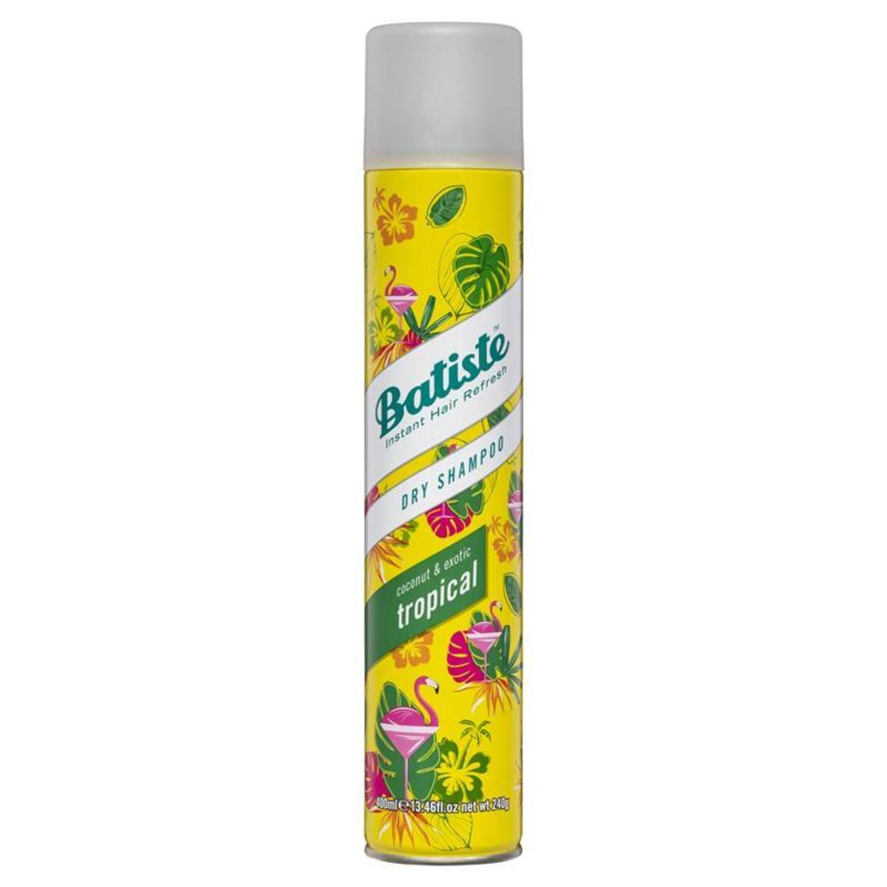 바티스테 트로피칼 드라이 샴푸 400ml, Batiste Tropical Dry Shampoo 400ml