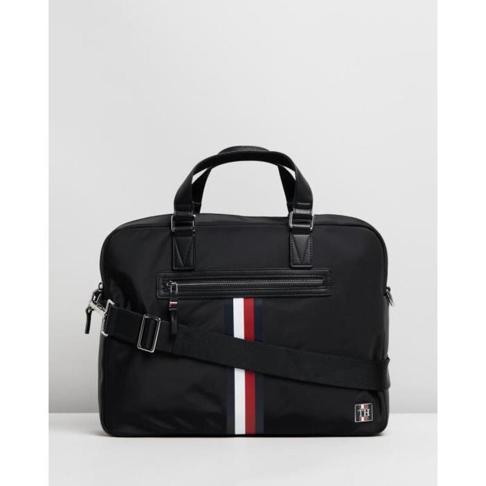 Tommy Hilfiger Signature Tape Computer Bag TO336AC57JVY