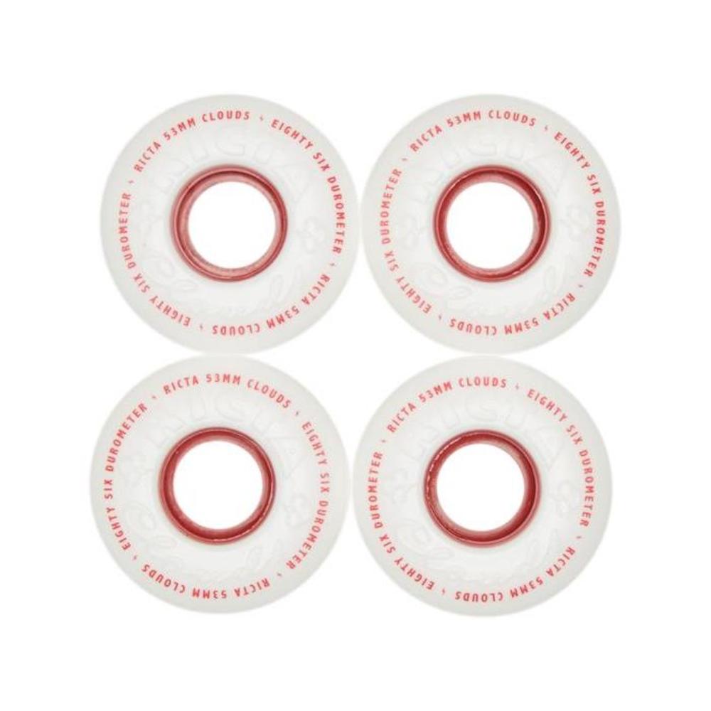 RICTA 53Mm Clouds Wheels RED-BOARDSPORTS-SKATE-RICTA-ACCESSORIES-S-RICT1702