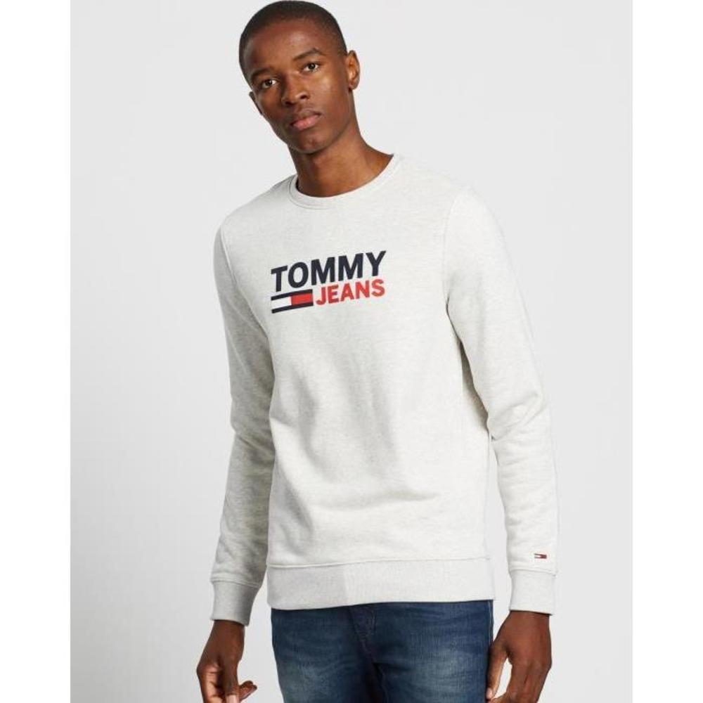 Tommy Jeans Corp Logo Crew TO554AA92LIX