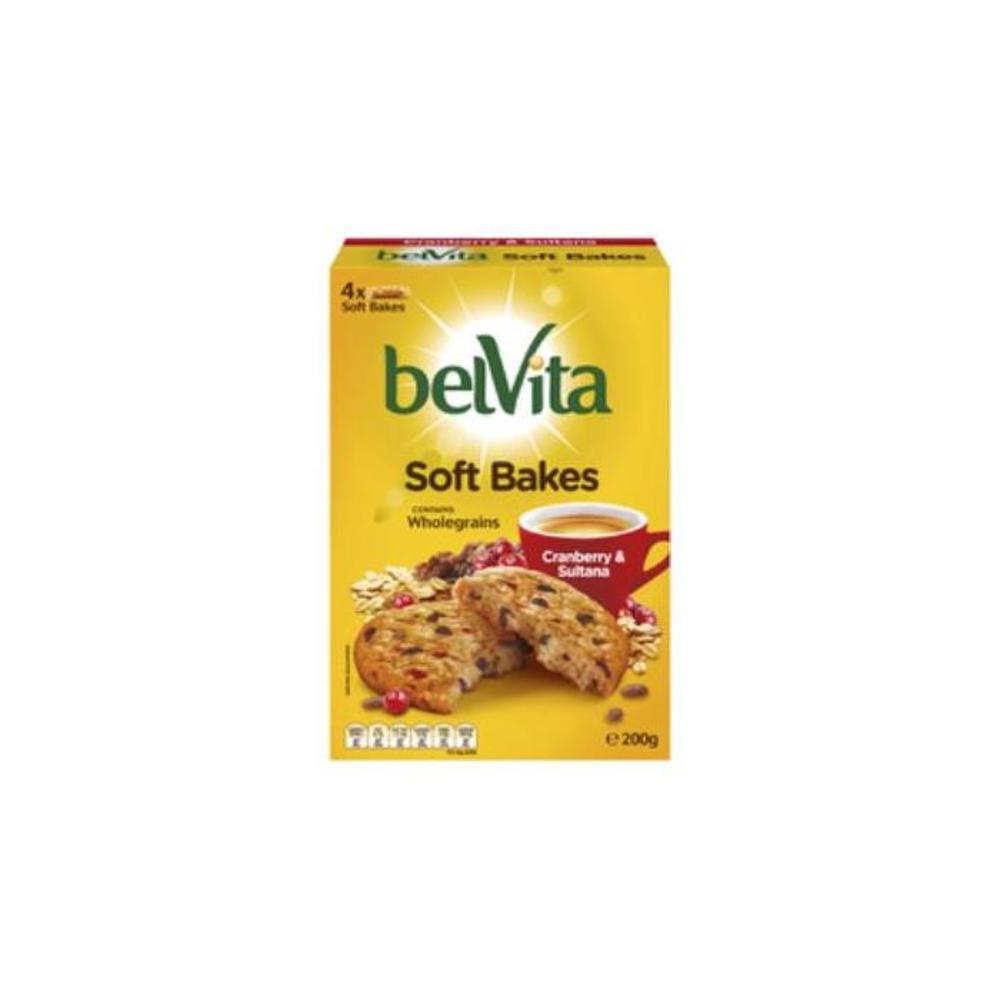 Belvita Cranberry &amp; Sultana Soft Bakes Biscuit 200g