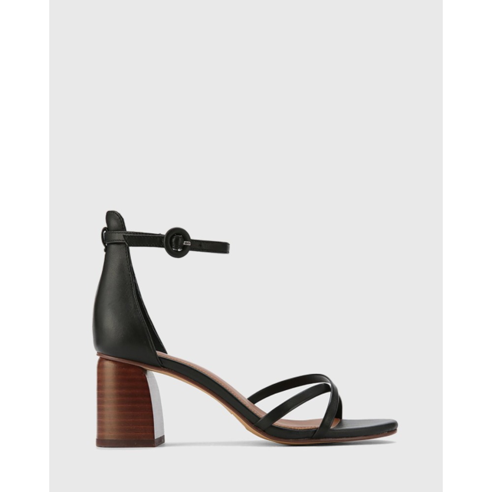 Wittner Nakita Leather Curve Heel Sandals WI962SH80ZPV