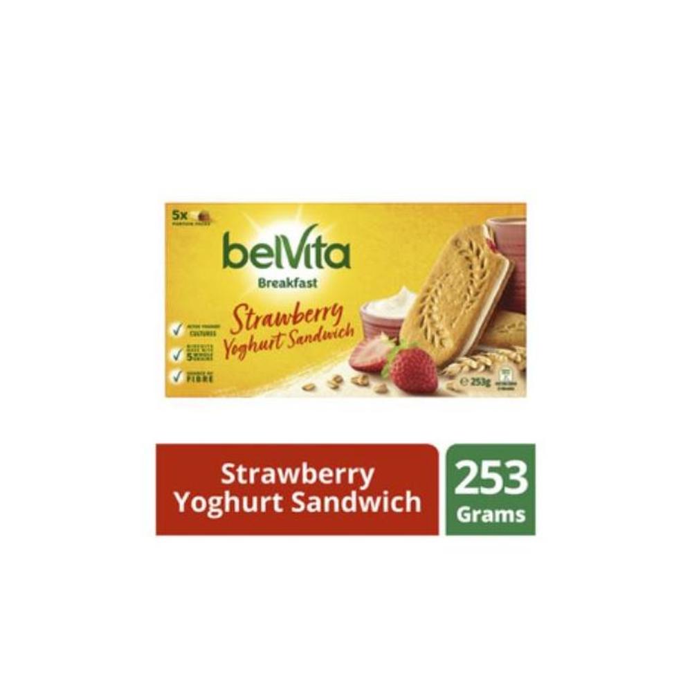 Belvita Breakfast Strawberry Sandwich Biscuits 253g