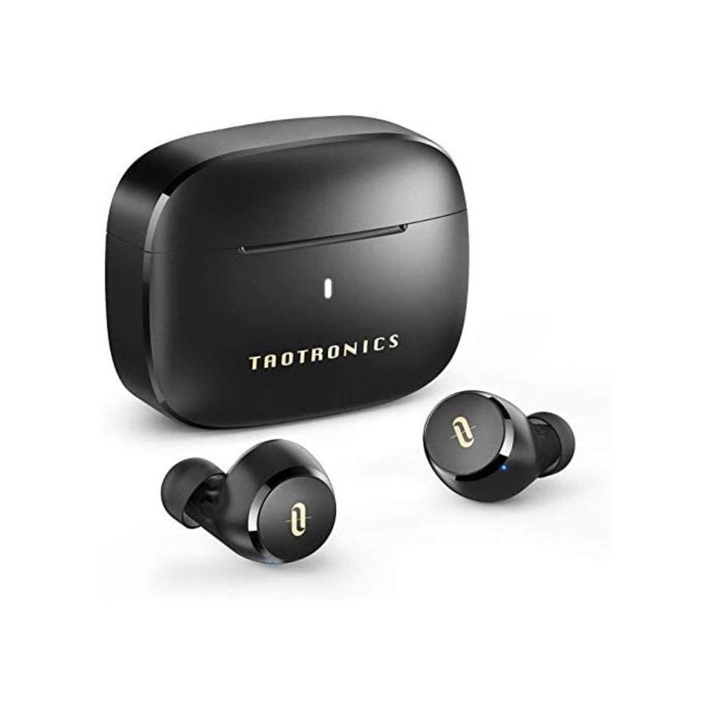 Wireless Earbuds, TaoTronics CVC 8.0 Noise Cancellation Bluetooth Headphones True Wireless Earphones with Qualcomm Chip, Bluetooth V5.0, aptX Codec, 29H Playtime, Touch Control, IP B08XX36PDL