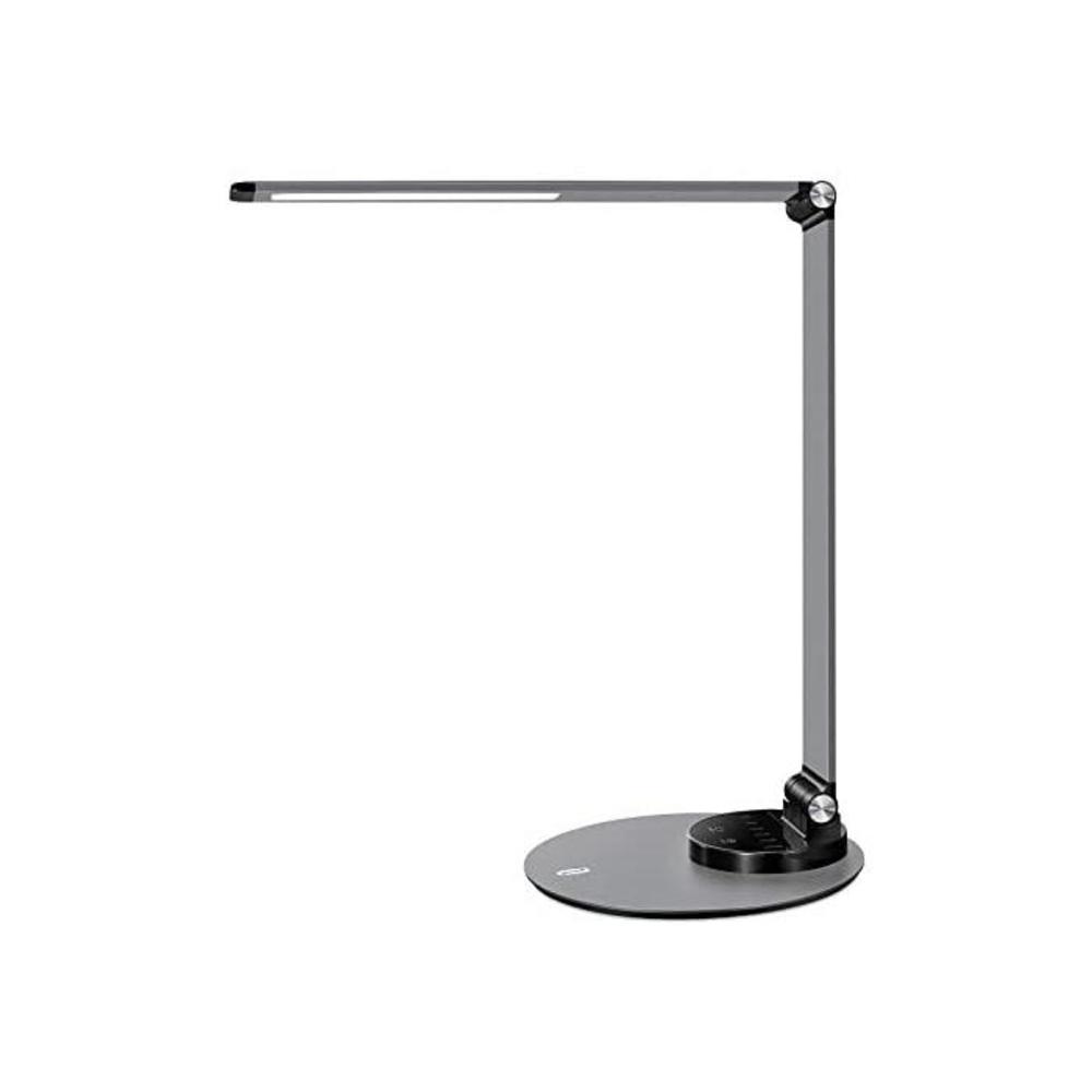 TaoTronics Aluminum Alloy Dimmable LED Desk Lamp with USB Charging Port, Table Lamp for Office Lighting, 3 Color Modes &amp; 6 Brightness Levels (AU Plug, 240V) B01HOAVK0W