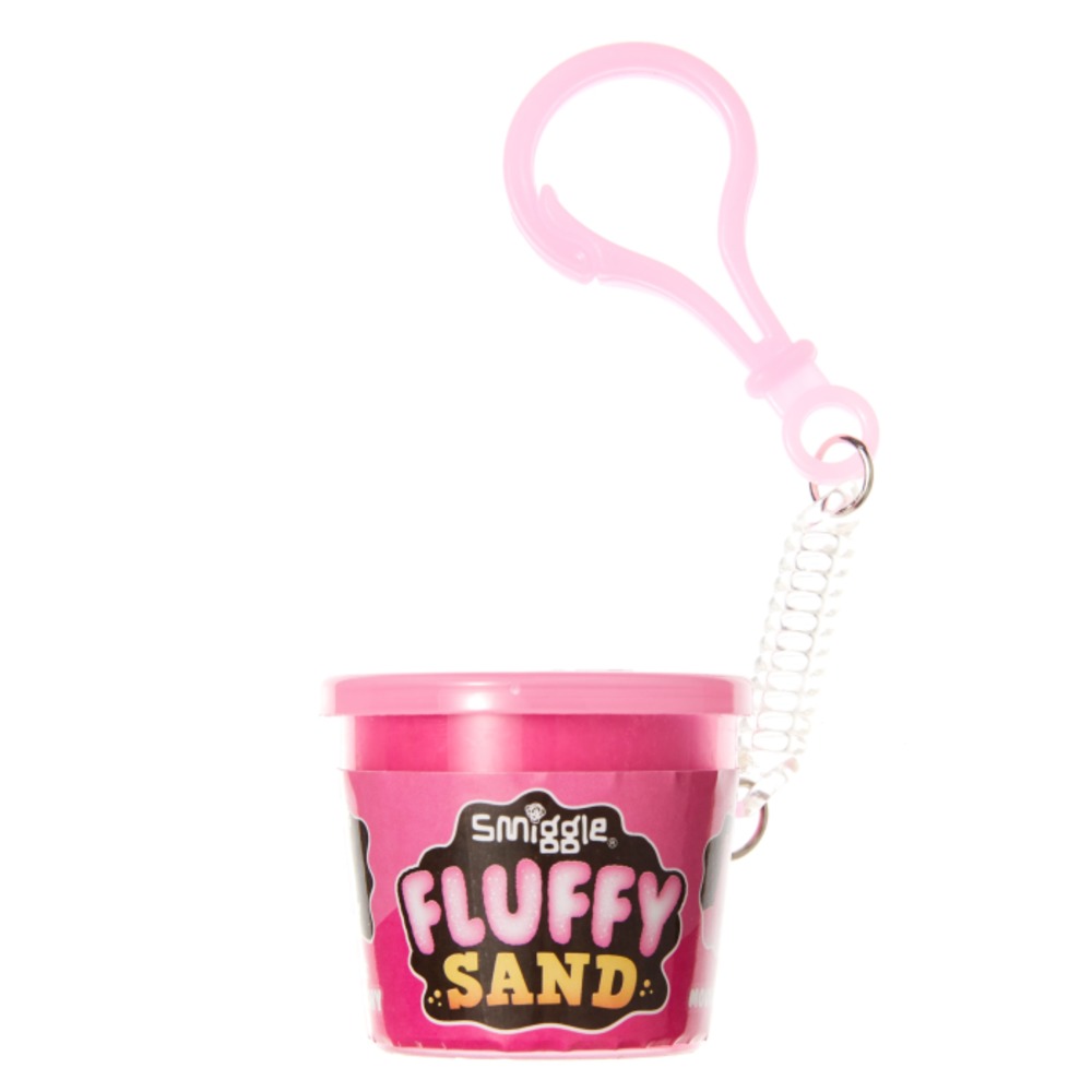 Fluffy Sand Keyring PINK 412218