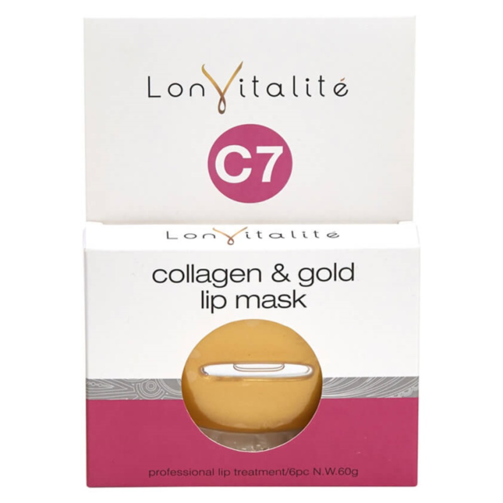 론바이탈라이트 C7 콜라겐 앤 골드 립 마스크 I-037553, Lonvitalite C7 Collagen and Gold Lip Mask I-037553