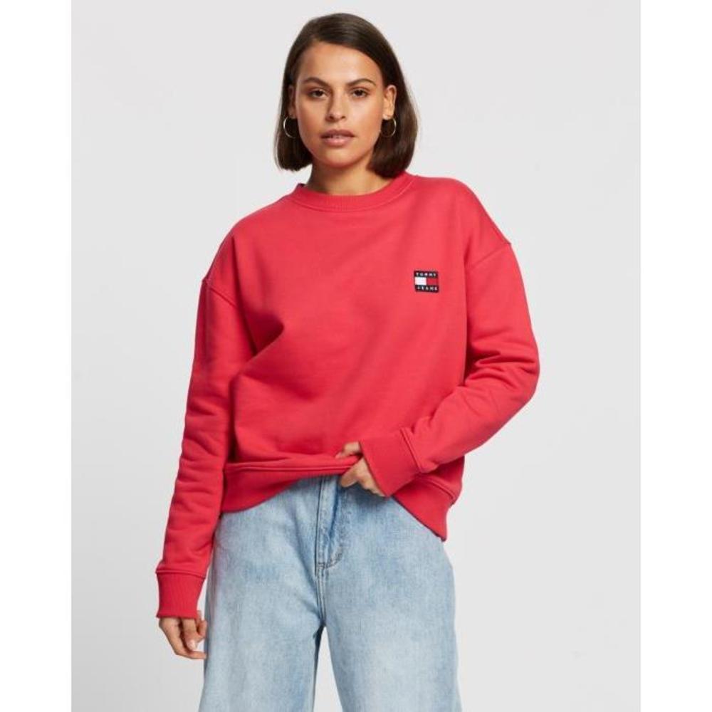 Tommy Jeans Tommy Badge Crew Sweatshirt TO554AA10FZL