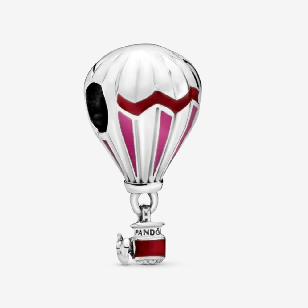 판도라 레드 핫 에어 벌룬 트래블 참 798055ENMX, Pandora Red Hot Air Balloon Travel Charm 798055ENMX
