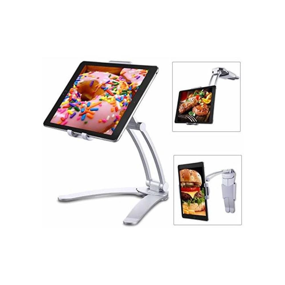 Tablet Stand Holder for iPad, Tendak 2-in-1 Tablet Mount Stand/Kitchen Tablet Wall Mount Holder for 5-12.9 Inch Tablets/iPad Pro/Air/Mini/Kindle/Nintendo Switch/Surface Pro B08DTWLHXG