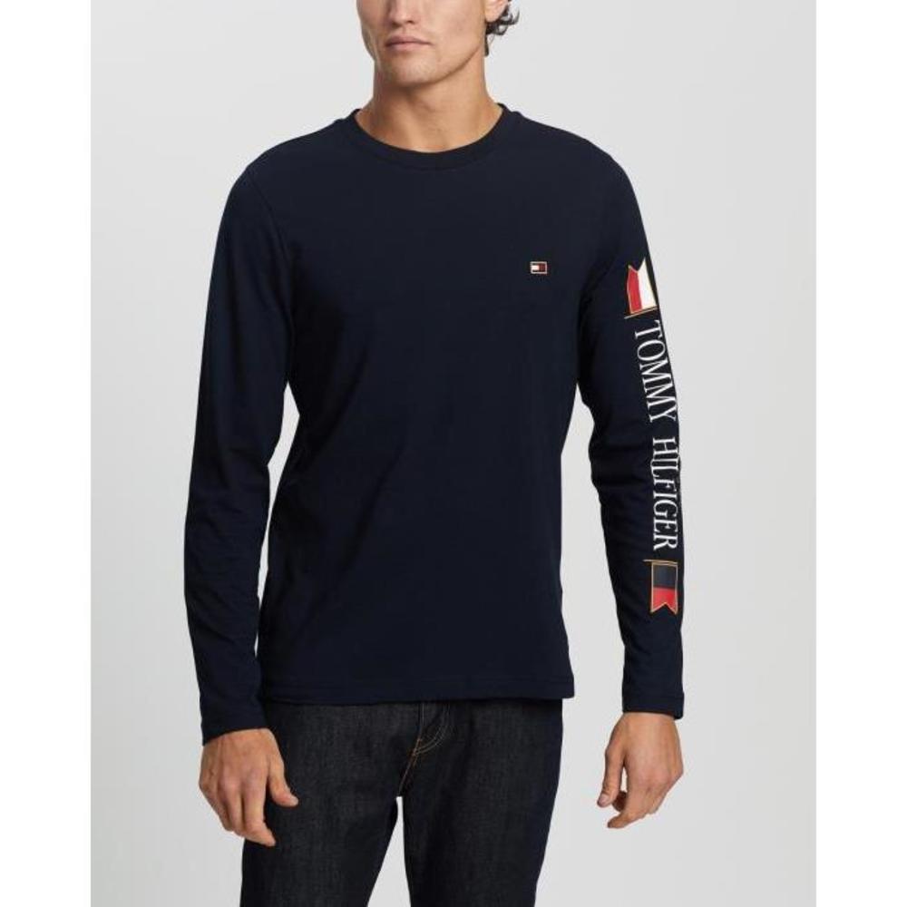 Tommy Hilfiger Mirrored Flags Long Sleeve Tee TO336AA41JZU