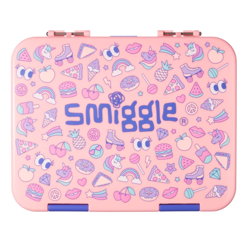스미글 라이프 라지 해피 벤토 런치박스 핑크 443157, Life Large Happy Bento Lunchbox PINK 443157