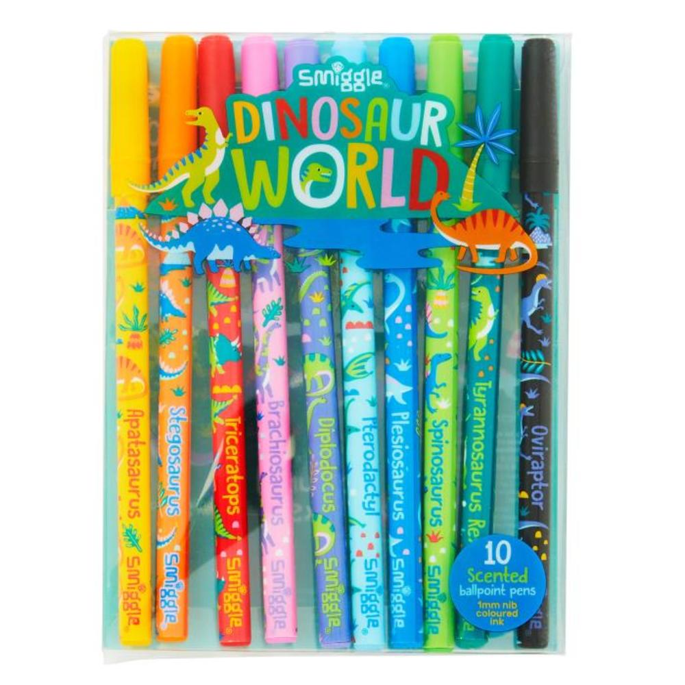 Dino World Scented Pens X10 MIX 252998