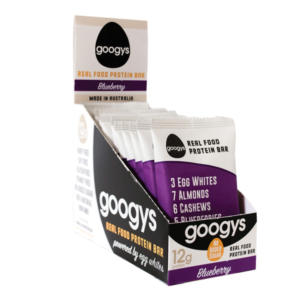 굿가이즈 프로틴 바 블루베리 55g x디스플레이, Googys Protein Bar Blueberry 55g x 12 Display