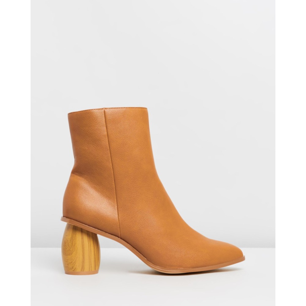 Atmos&amp;Here VEGAN - Flax Ankle Boots AT049SH05HLE