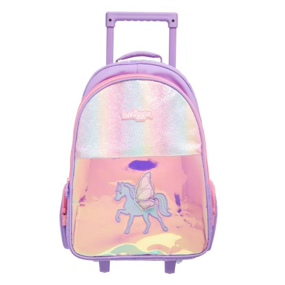 Sky Trolley Backpack With Light Up Wheels LILAC 252006