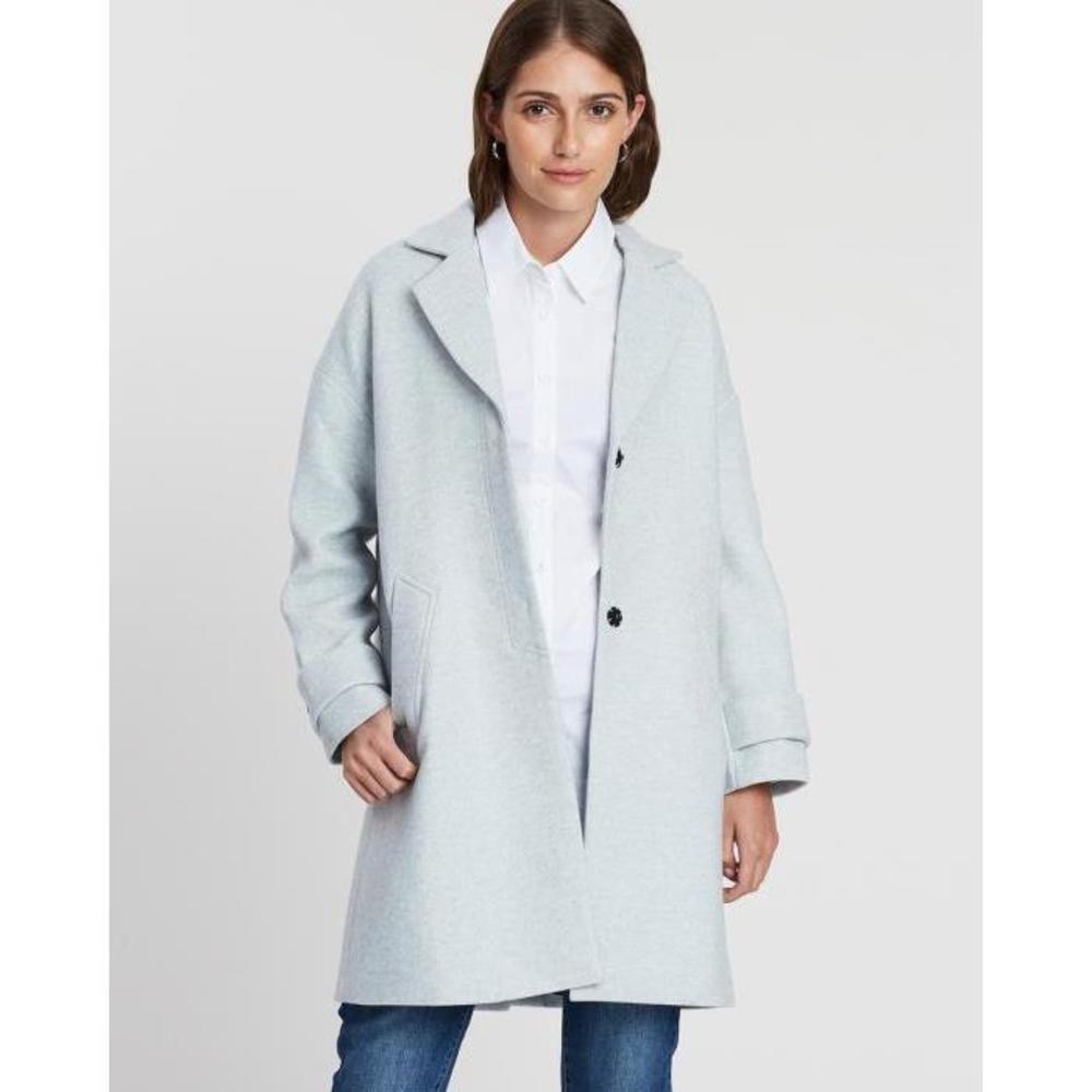 Privilege Belted Back Wool Trench PR107AA52AGH