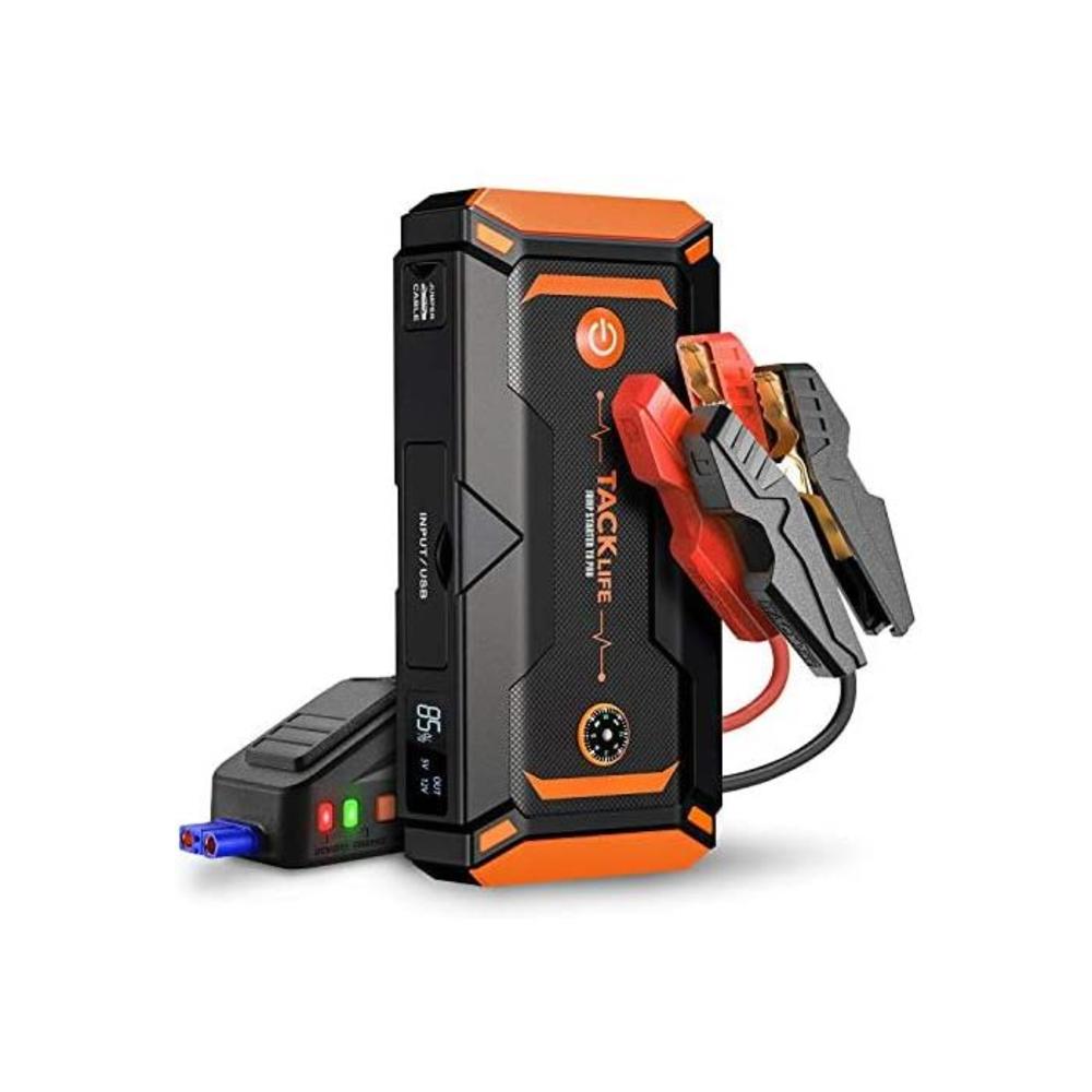 TACKLIFE T8 Pro 1200A Peak 18000mAh Water-Resistant Car Jump Starter (up to 7.0L Gas, 5.5L Diesel Engine) with LCD Screen, USB Quick Charge, 12V Auto Battery Booster, Portable Powe B08BJMSSSX