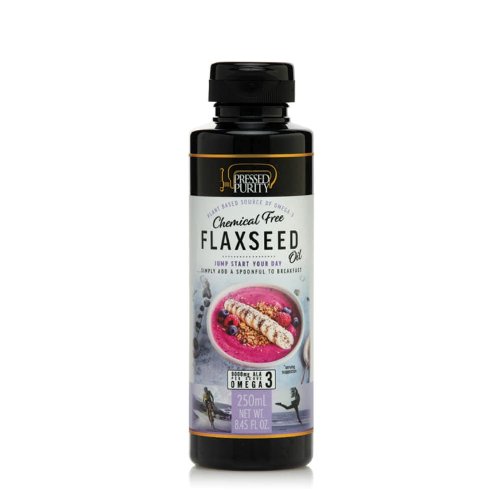 프레스드 퓨리티 아마씨 오일 (콜드 프레스드) 250ml, Pressed Purity Flaxseed Oil (Cold Pressed) 250ml