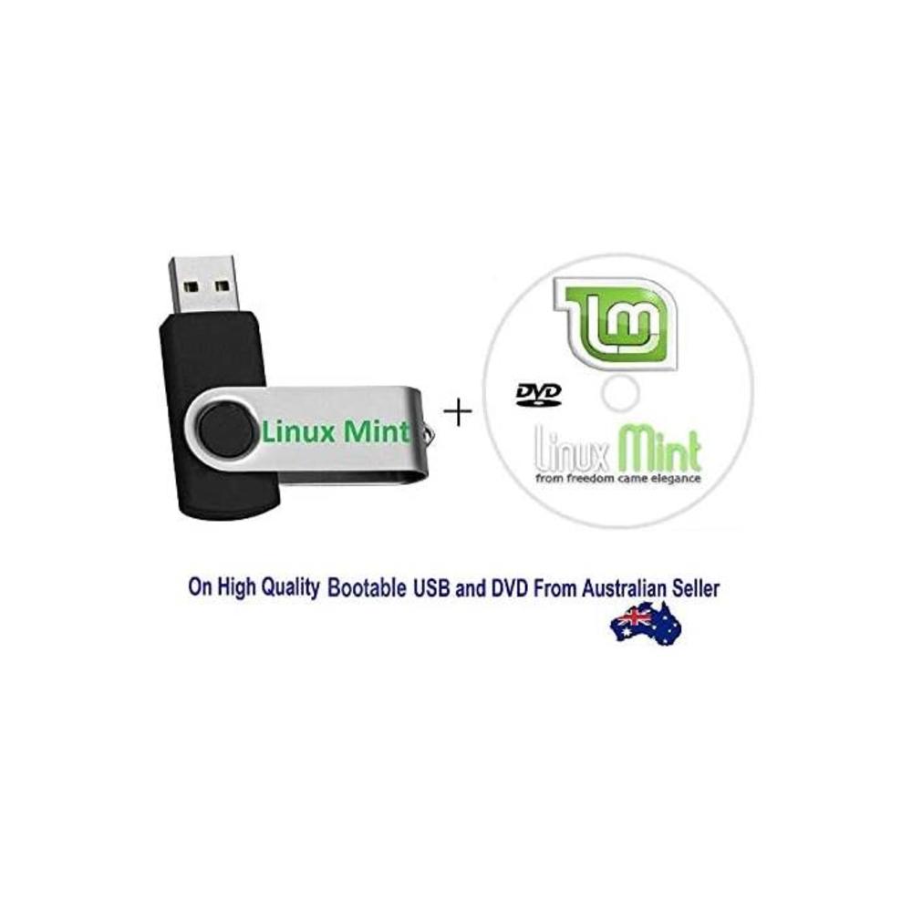 LINUX MINT New TARA (19) Cinnamon 64 Bit On Bootable 8 GB USB with DVD B07LFXHS5X