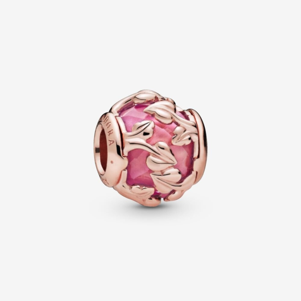 판도라 로즈 핑크 데코레이티브 리브즈 참 788238SSP, Pandora Pandora Rose Pink Decorative Leaves Charm 788238SSP