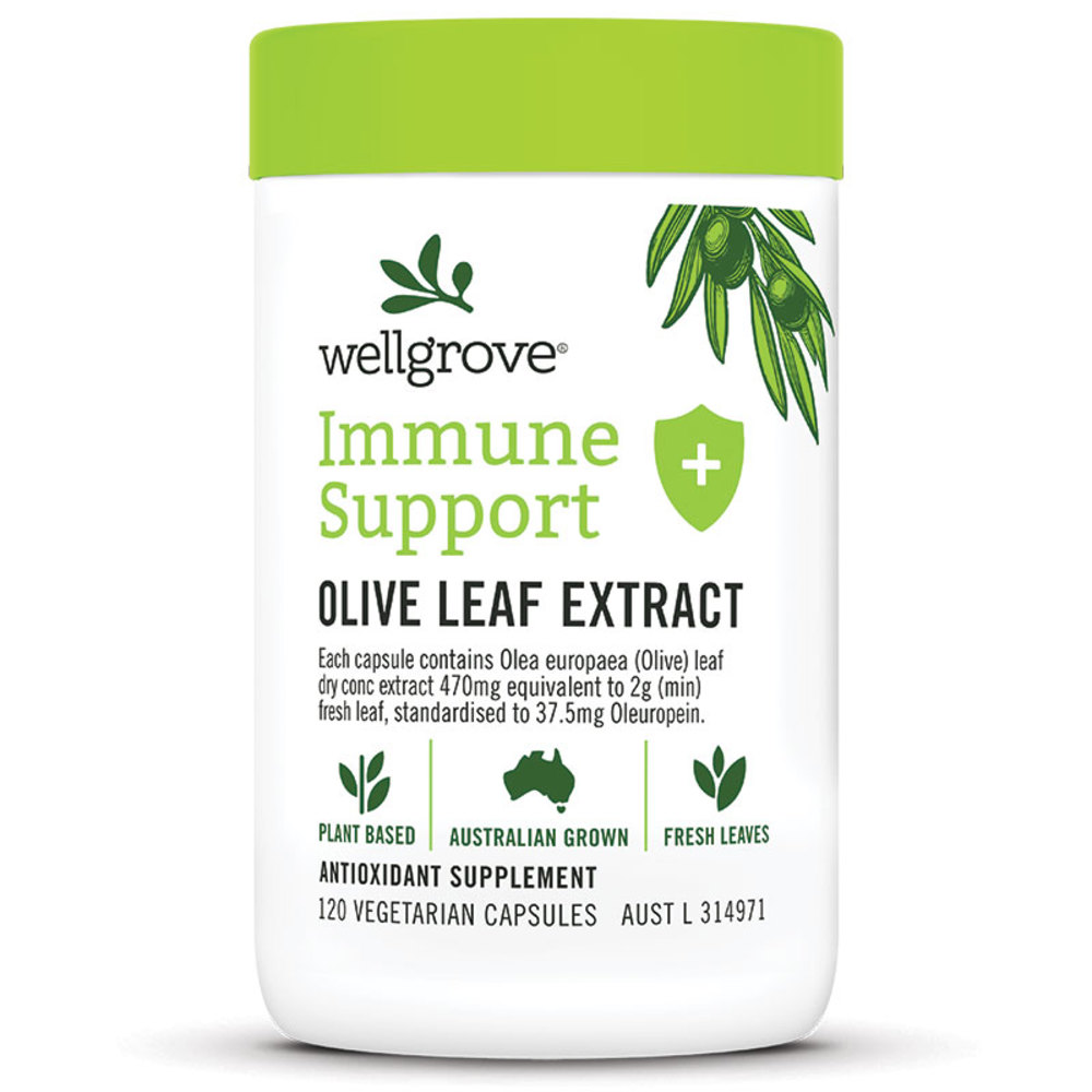 Wellgrove Immune Support Olive Leaf Extract 120 Capsules