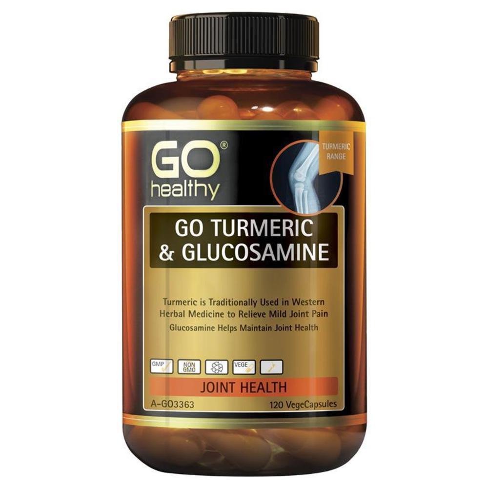고헬씨 강황 and 글루코사민 120정 GO Healthy Turmeric and Glucosamine 120 Vege Capsules