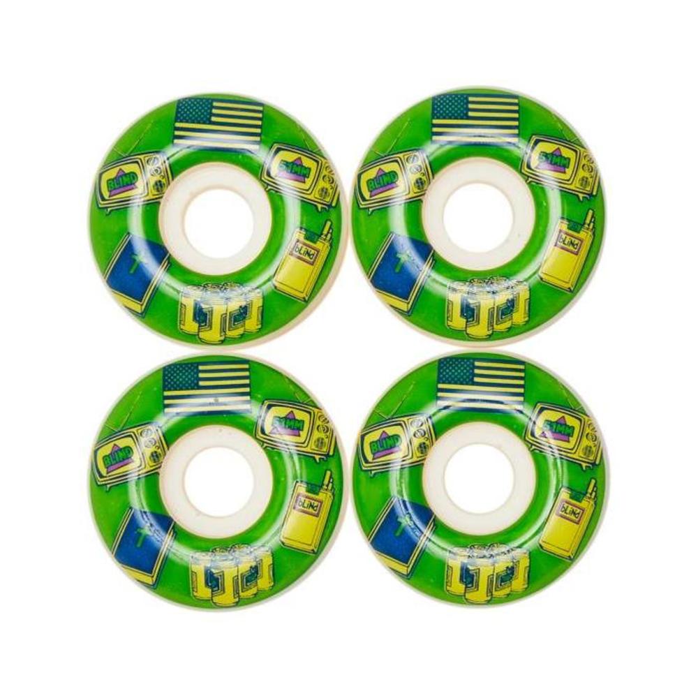 BLIND American Icons 51 Mm Wheel GREEN-BOARDSPORTS-SKATE-BLIND-ACCESSORIES-10111171