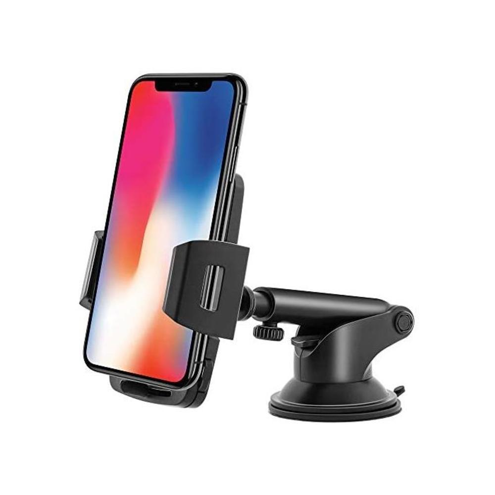 Emmabin Phone Holder for Car Mount Universal Windshield Car Mount Auto Suction Cup Windshield 360 degree Rotation with Extended Arm for iPhone 12 11 pro XS Max ,samsung galaxy S20, B07G9113DK