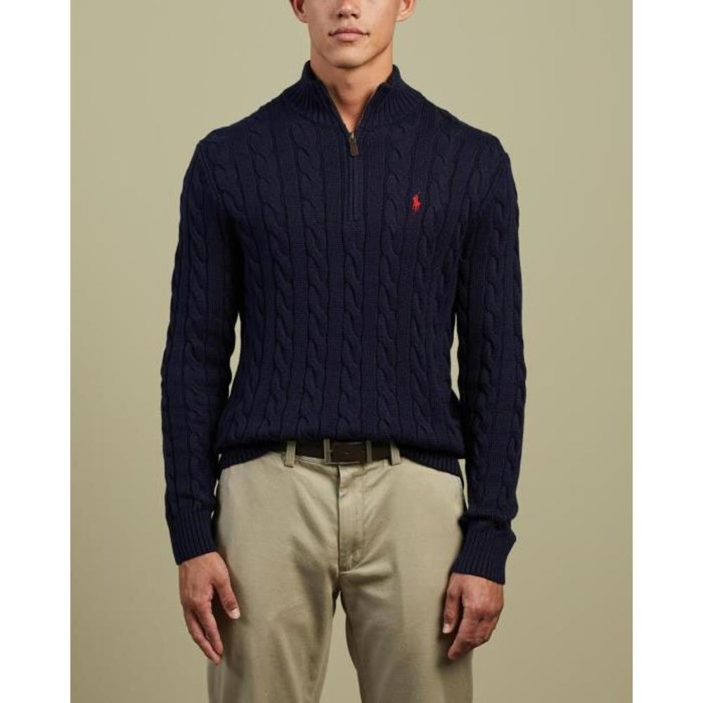 Polo Ralph Lauren Long Sleeve Full-Zip Sweater PO951AA38HRP